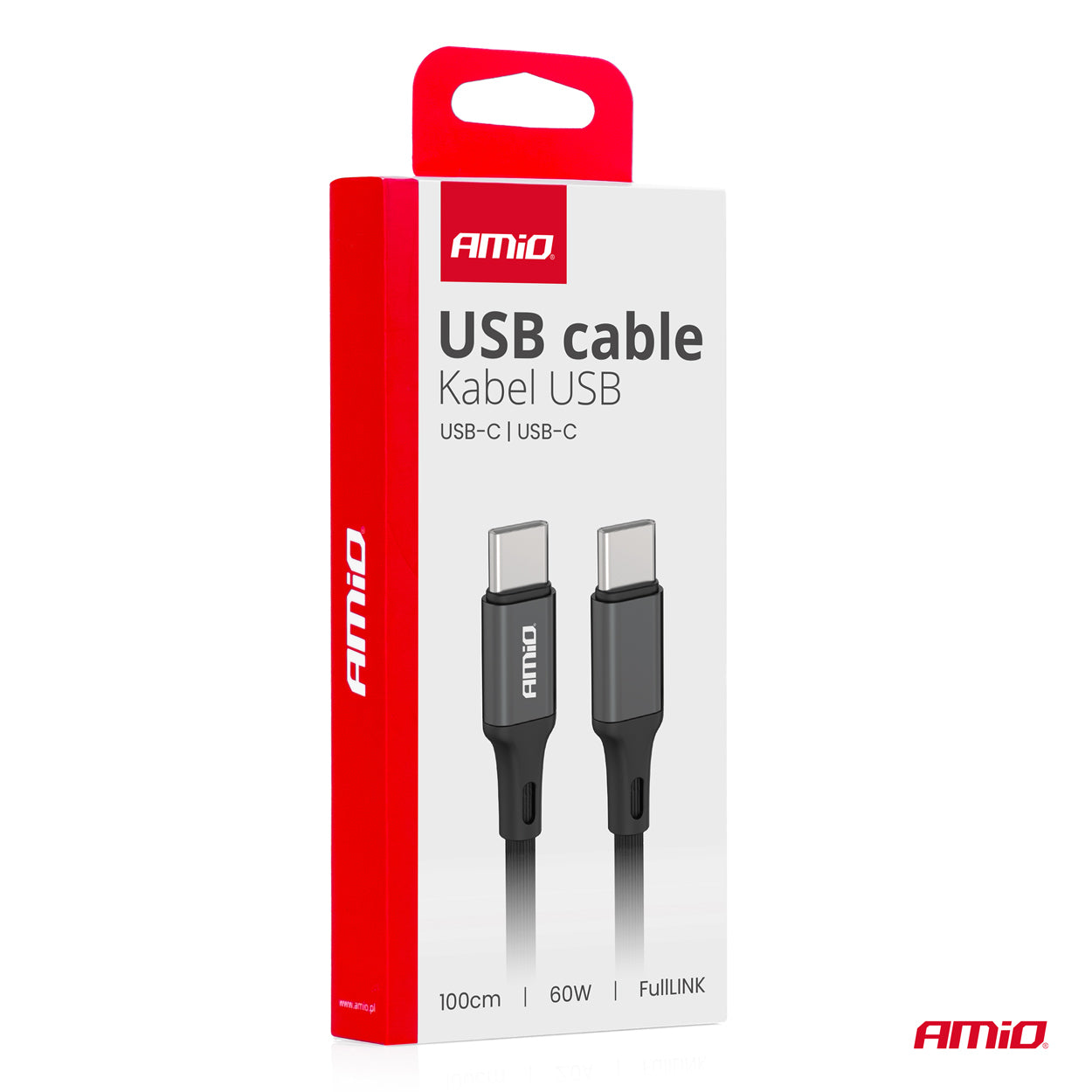 Cafule 'USB-C to USB-C Cable 60W 100cm FullLINK AMIO-03902