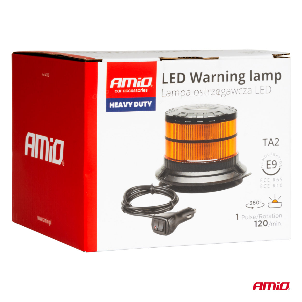 LED-Hahn-Warnleuchte W29M 12V 24V AMIO-04110