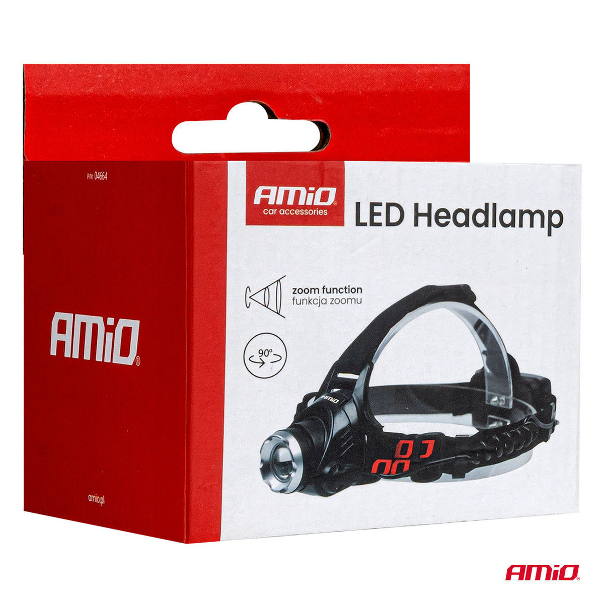 LED-otsalamppu T6 3600mAh (akulla)