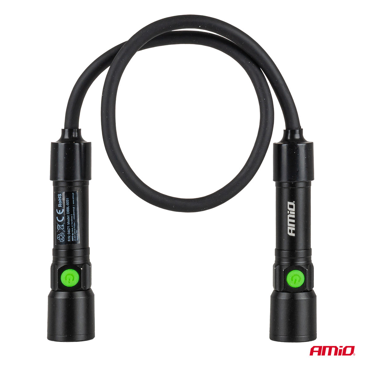LED-tarkastusvalo 2xP50 1000mAh (akku)