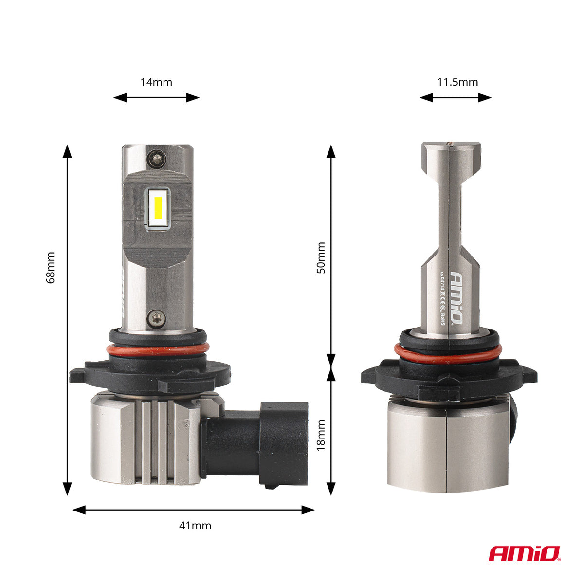 LED-ajovalot H25-sarja CANBUS HB3 9005 12V 31W