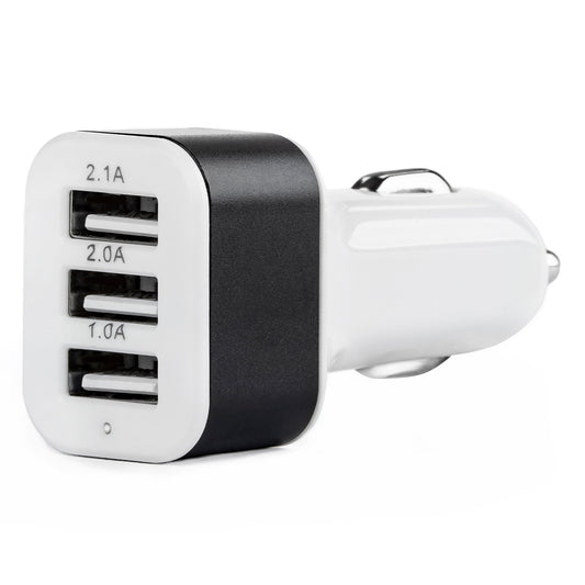 Autolaturi 3x USB valkoinen PCH-03