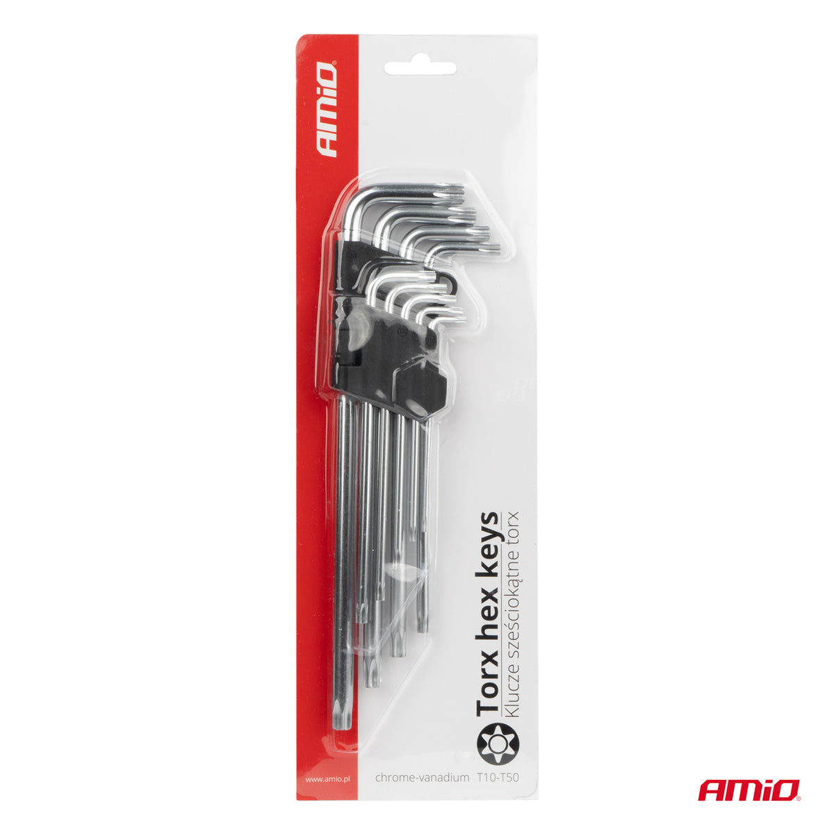 TORX-avaimet pitkät 230 mm 9 kpl TKL