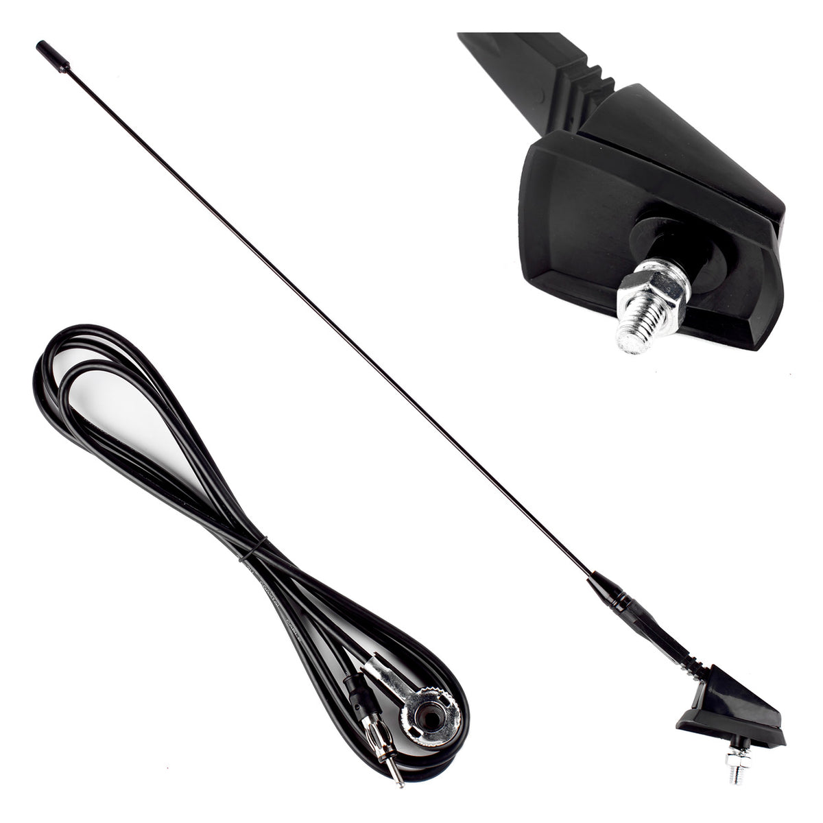 Autoantenna 41 cm, 5 mm sovitin ANT01