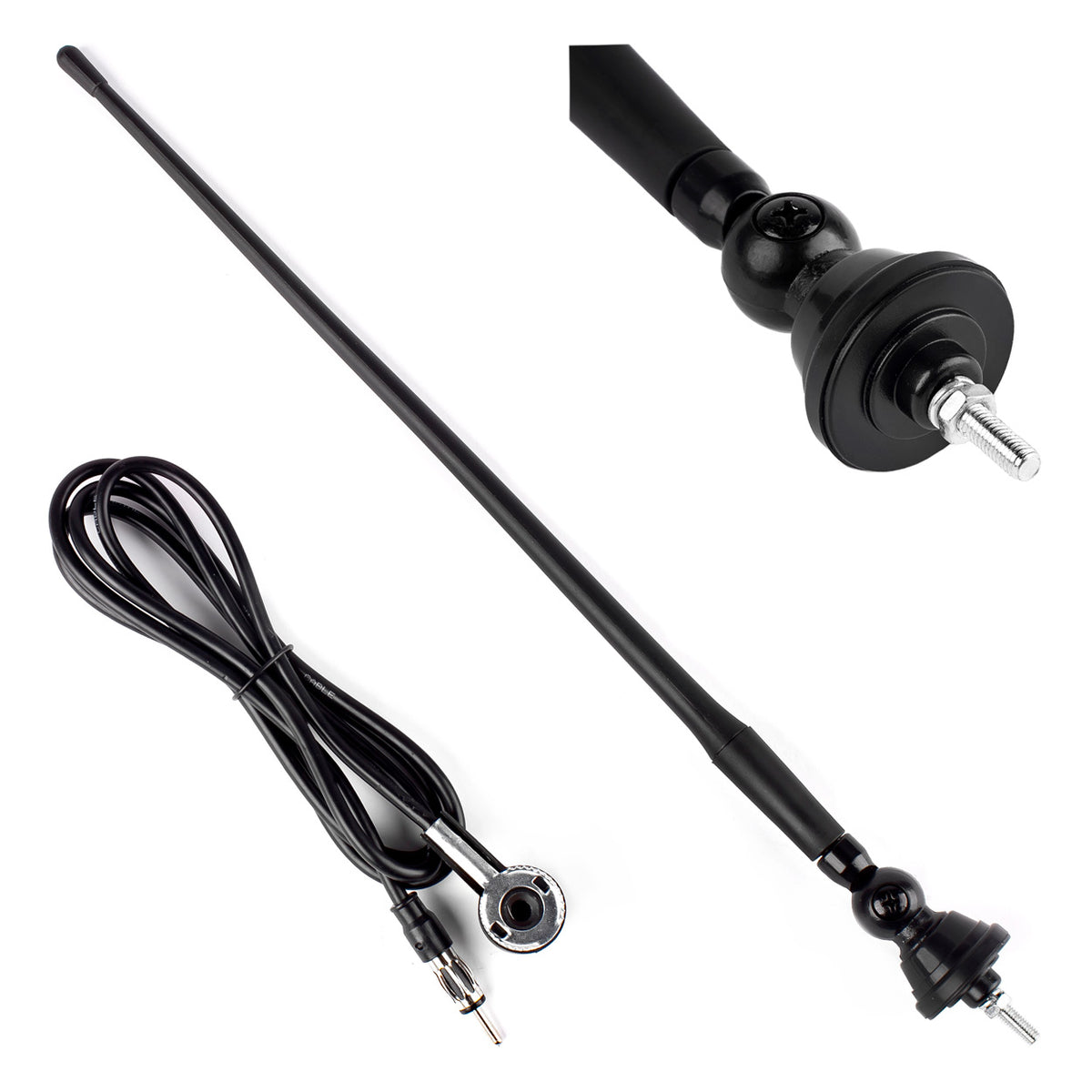 Autoantenna 34 cm, 5 mm sovitin ANT02