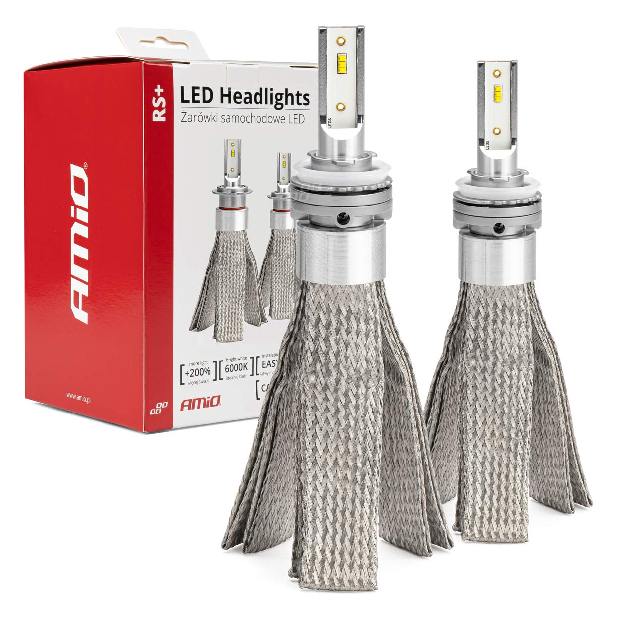 LED-ajovalot LED H8/H9/H11 50W RS+ SLIM -sarja