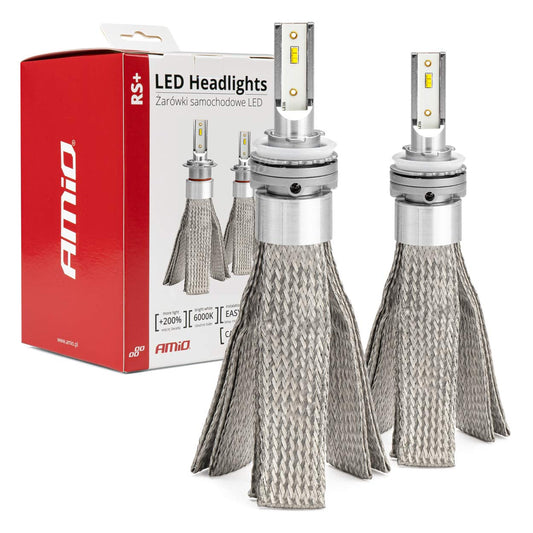 LED-ajovalot LED H8/H9/H11 50W RS+ SLIM -sarja