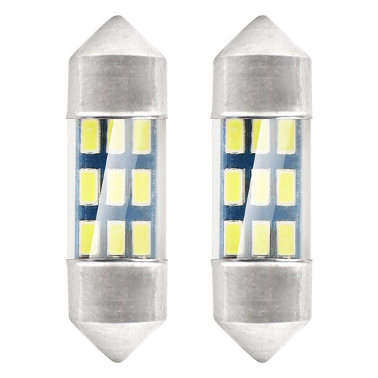 LED-polttimo 3014 9SMD Festoon C5W C10W C3W 31mm valkoinen 12V