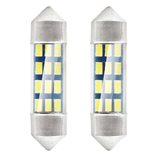 LED-polttimo 3014 12SMD Festoon C5W C10W C3W 36mm valkoinen 12V