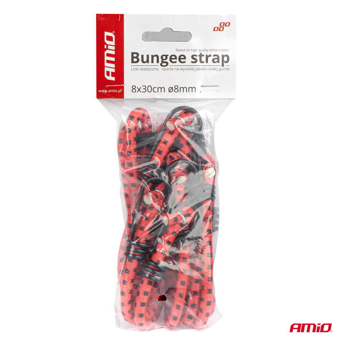 8-haarainen mustekala 30 cm Ø8 mm BSTRAP-01