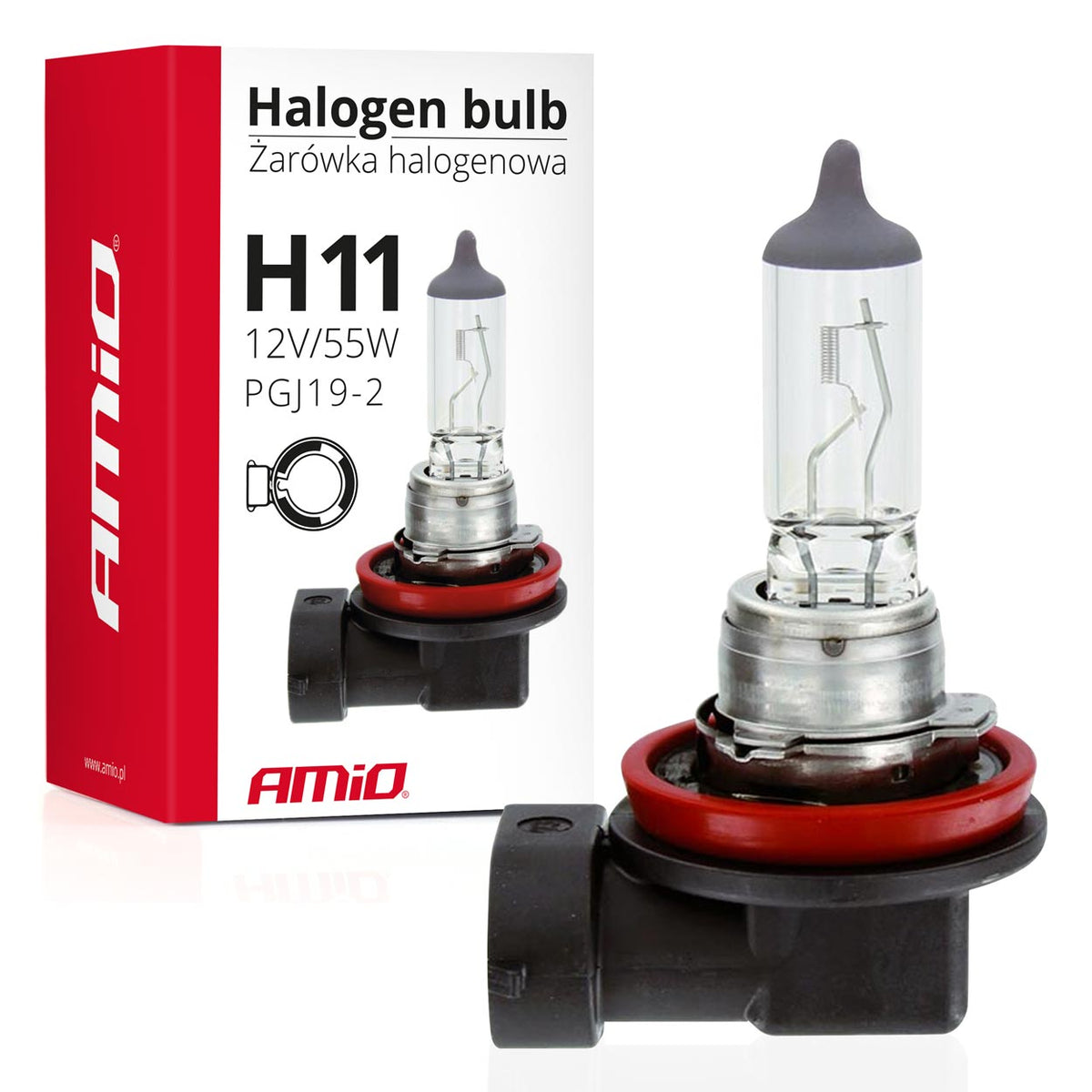 Halogeenipolttimo H11 12V 55W UV-suodatin (E8)