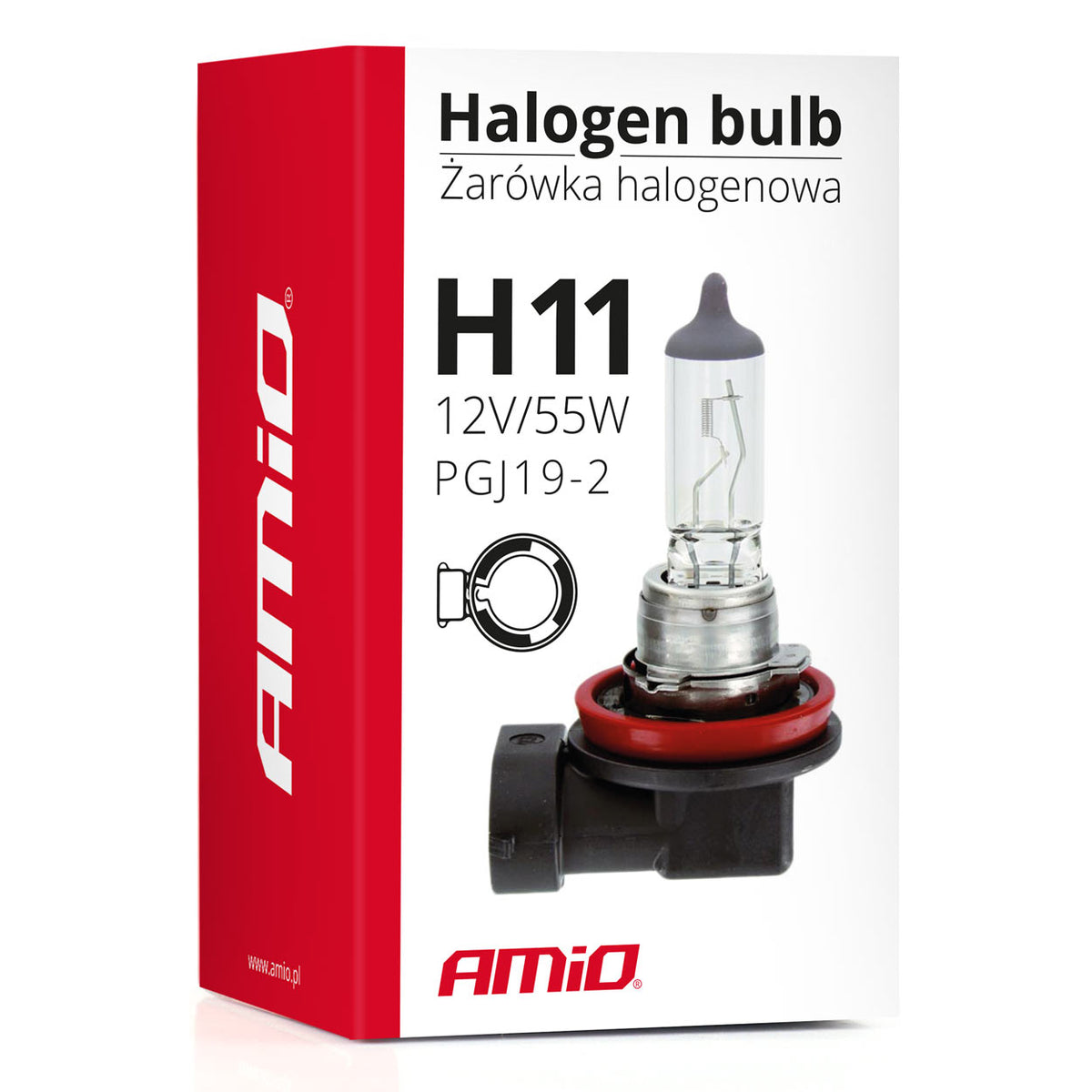 Halogeenipolttimo H11 12V 55W UV-suodatin (E8)