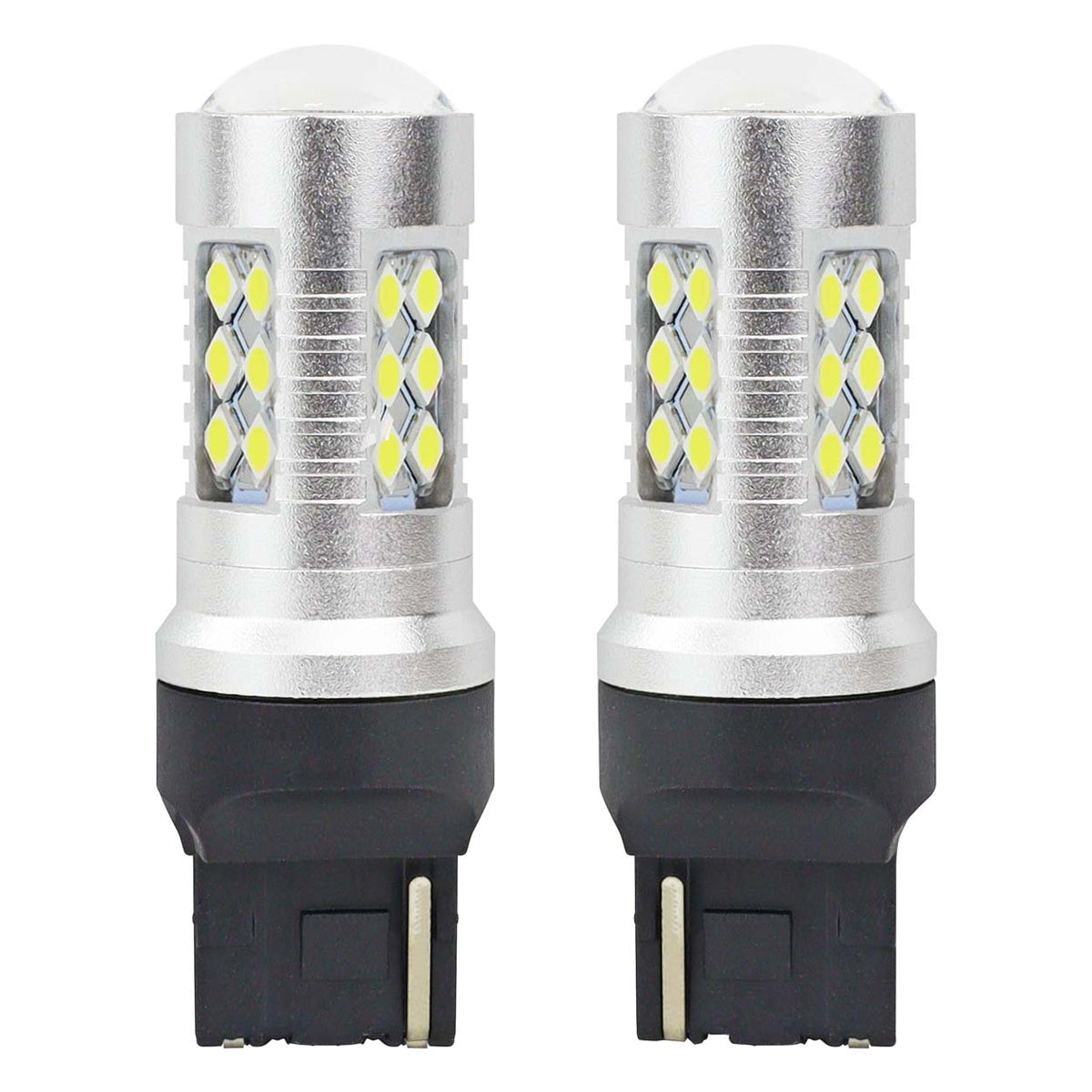 LED-polttimo CANBUS 3030 24SMD T20 7440 W21W valkoinen 12V/24V