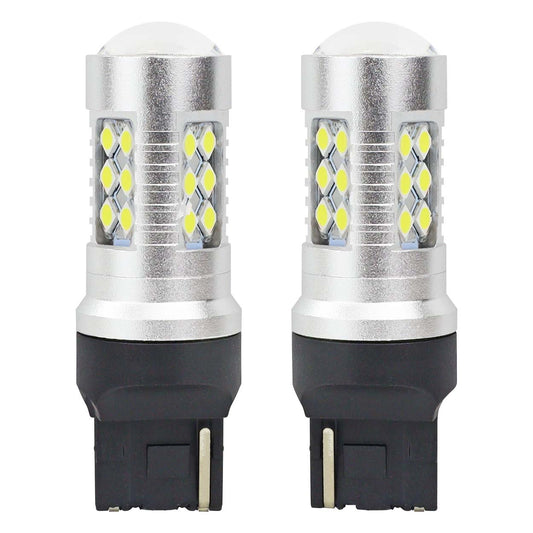 LED-polttimo CANBUS 3030 24SMD T20 7440 W21W valkoinen 12V/24V