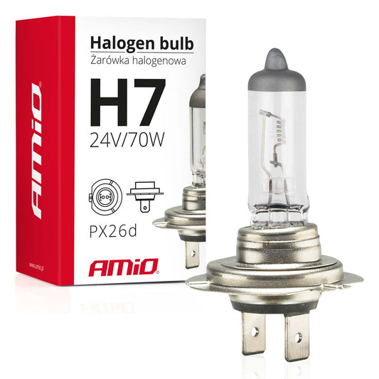 Halogeenipolttimo H7 24 V 70 W UV-suodatin (E8)
