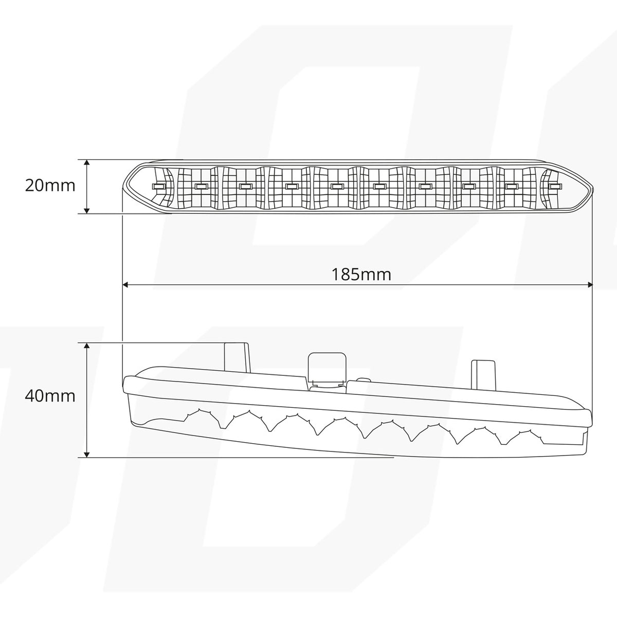 Päiväajovalot DRL 810