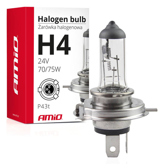 Halogeenipolttimo H4 24 V 75/70 W UV-suodatin (E8)