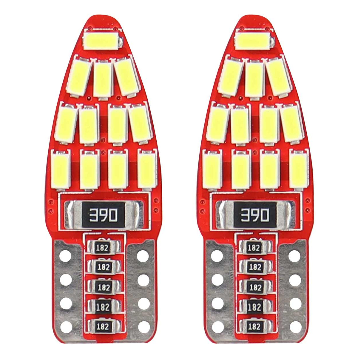 LED-polttimo CANBUS 24SMD 3014 T10e (W5W) valkoinen 12V