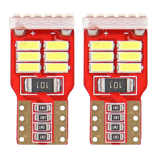 LED-polttimo CANBUS 18SMD 4014 T10 (W5W) valkoinen 12V