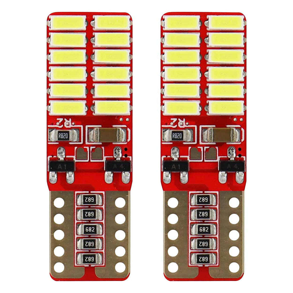LED-polttimo CANBUS 24SMD 4014 T10 (W5W) valkoinen 12V/24V