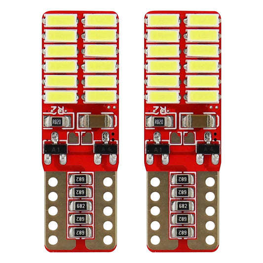 LED-polttimo CANBUS 24SMD 4014 T10 (W5W) valkoinen 12V/24V