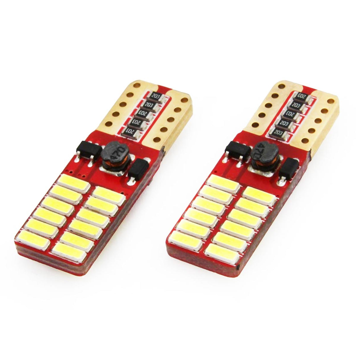 LED-polttimo CANBUS 24SMD 4014 T10 (W5W) valkoinen 12V/24V