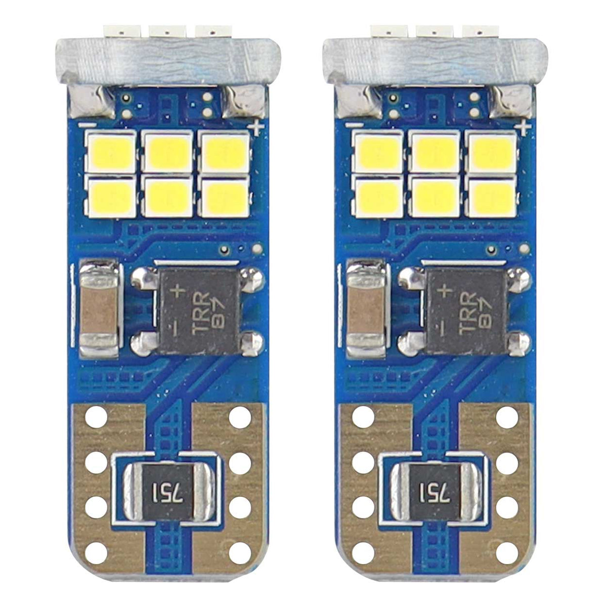 LED-polttimo CANBUS 18SMD UltraBright 2016 T10e (W5W) valkoinen 12V/24V