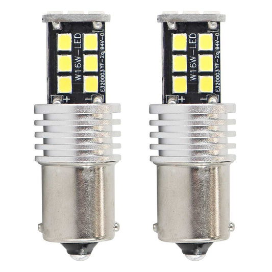 LED-polttimo CANBUS 2835 15SMD 1156 BA15S P21W R10W R5W valkoinen 12V/24V