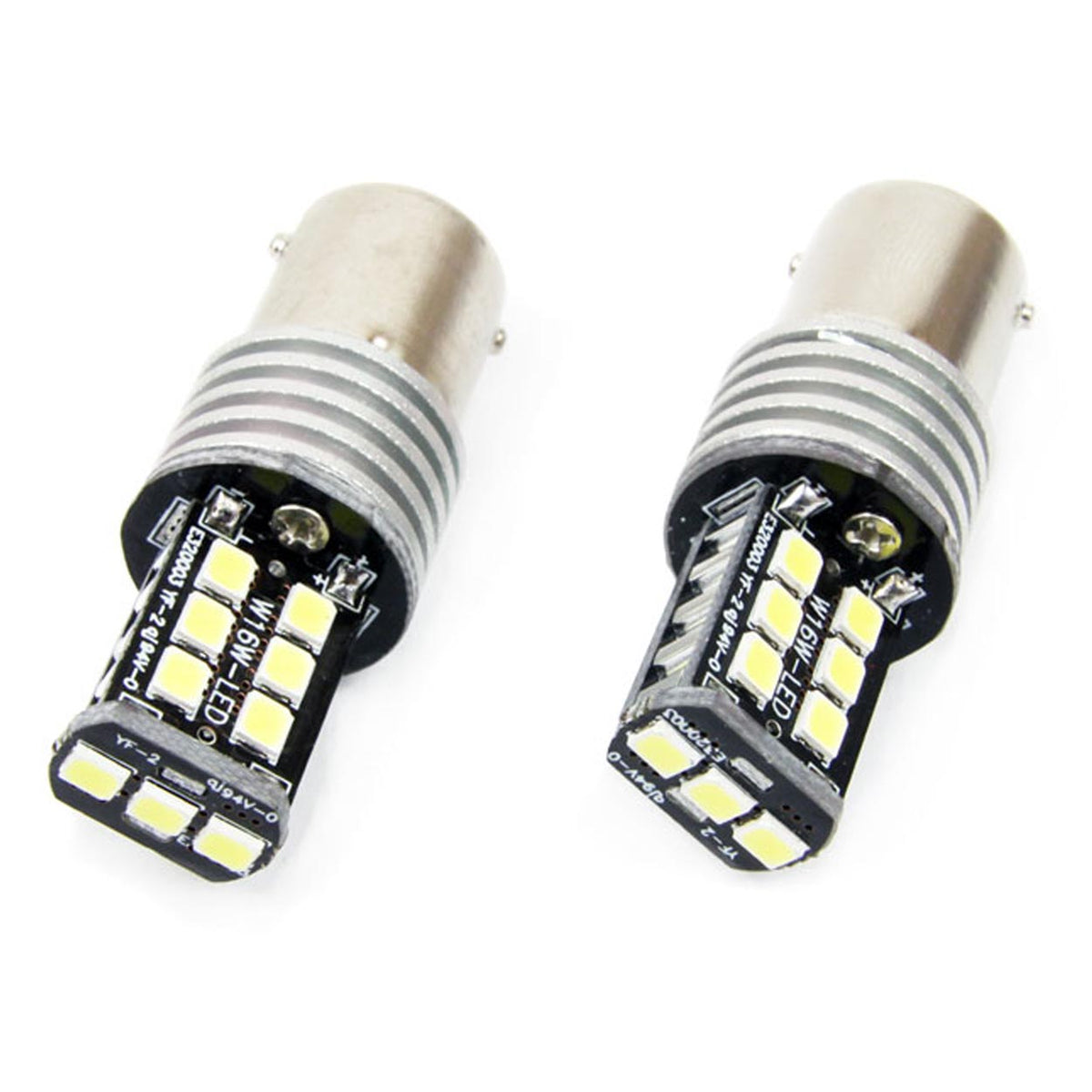 LED-polttimo CANBUS 2835 15SMD 1156 BA15S P21W R10W R5W valkoinen 12V/24V