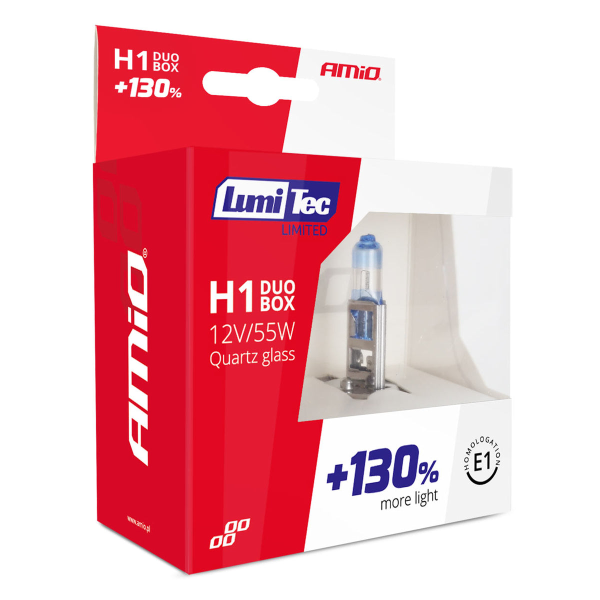 Halogeenipolttimo H1 12 V 55 W Lumitec Limited +130% Duo