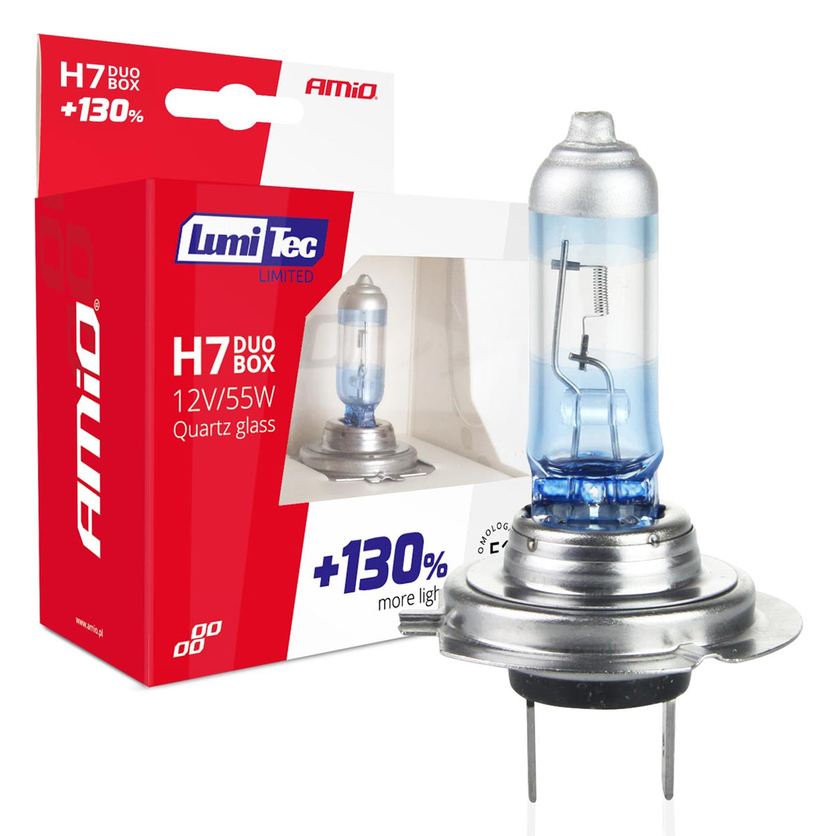 Halogeenipolttimo H7 12 V 55 W Lumitec Limited +130% Duo