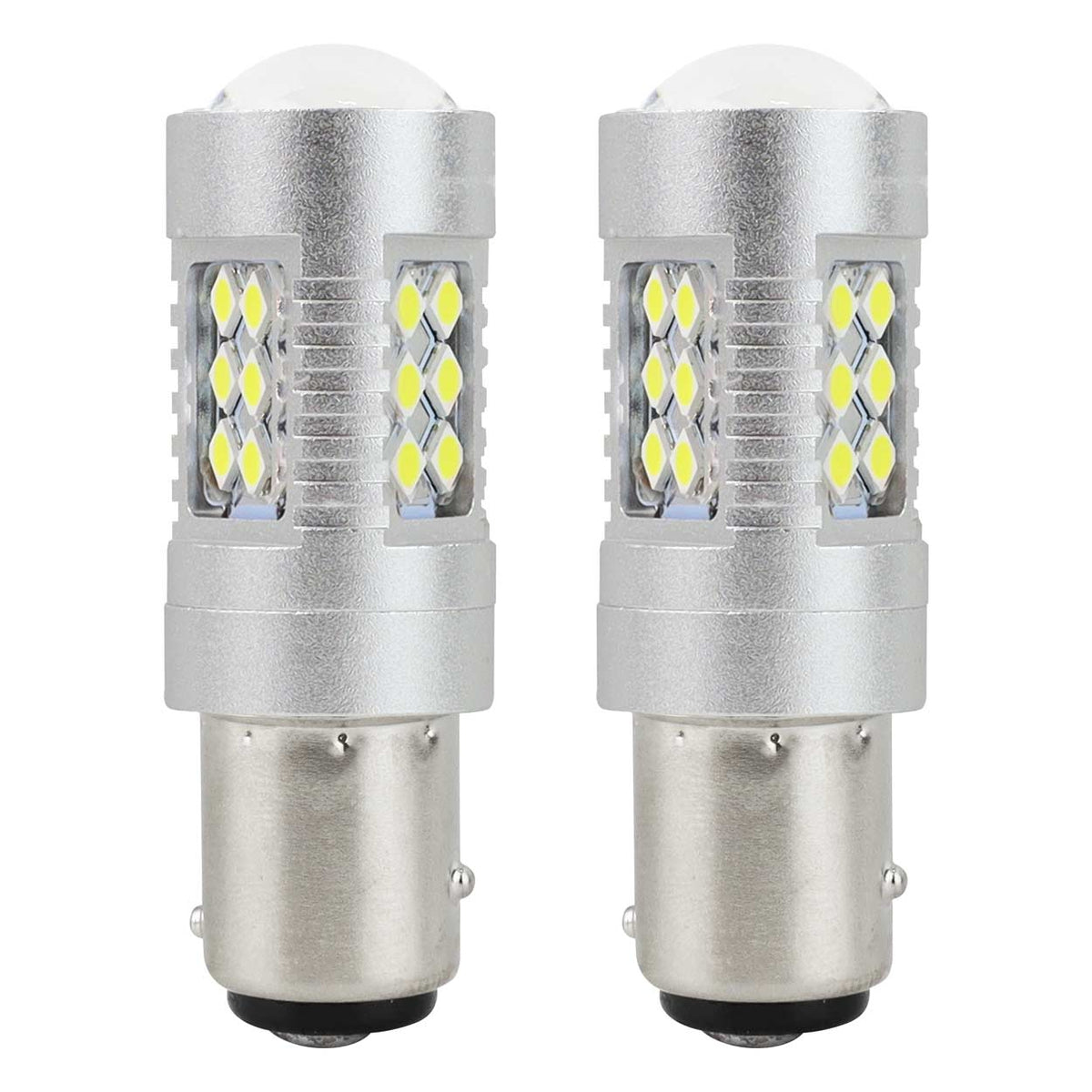 LED-polttimo CANBUS 3030 24SMD 1157 BAY15D P21/5W valkoinen 12V/24V