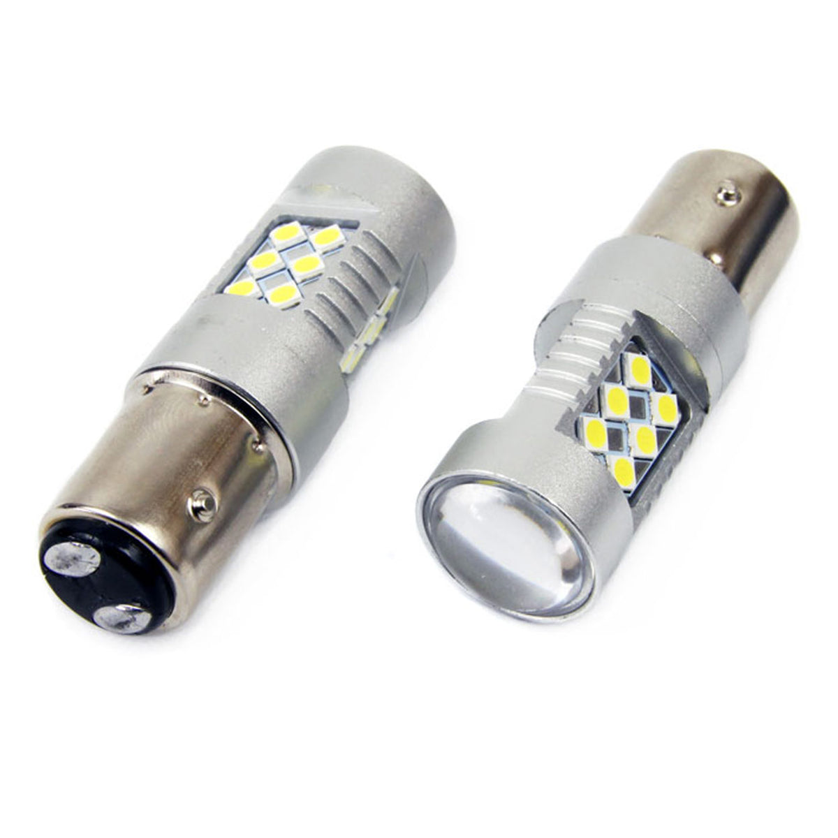 LED-polttimo CANBUS 3030 24SMD 1157 BAY15D P21/5W valkoinen 12V/24V