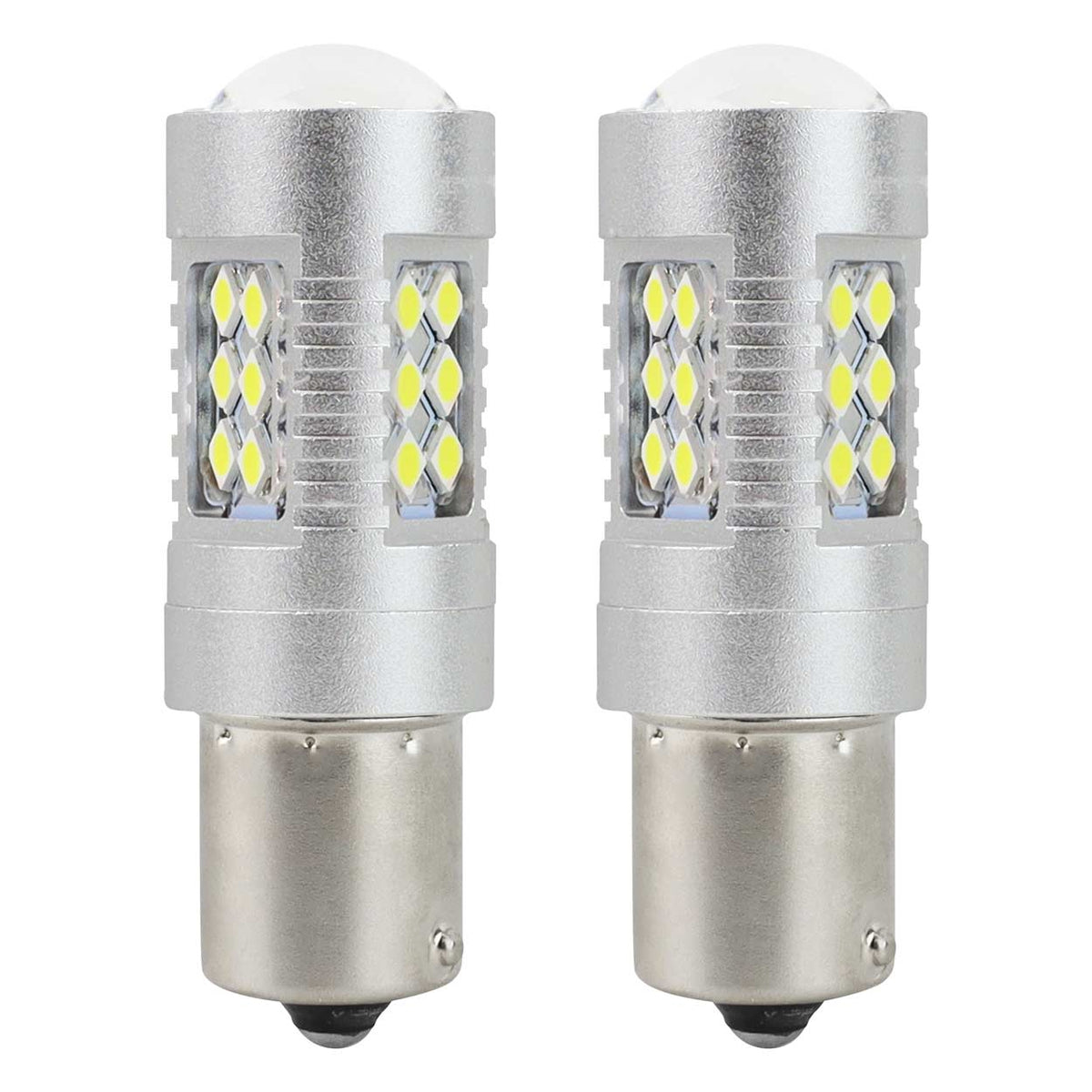 LED-polttimo CANBUS 3030 24SMD 1156 BA15S P21W valkoinen 12V/24V