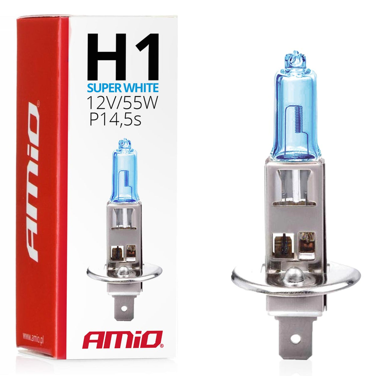 Halogeenipolttimo H1 12 V 55 W Super White