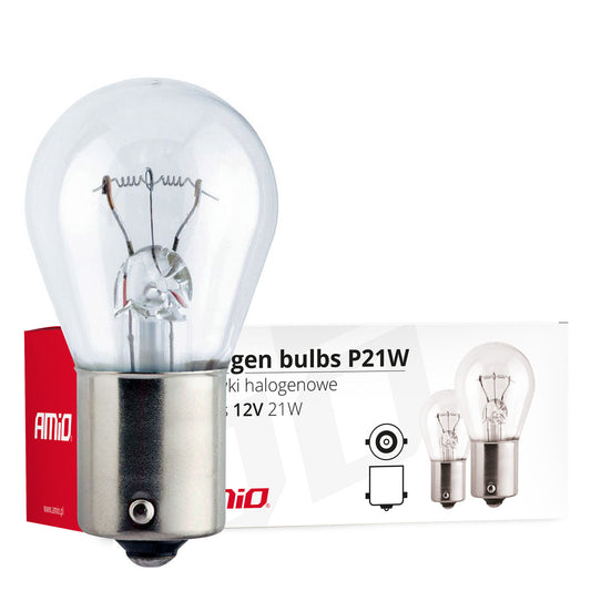 Halogeenipolttimo P21W BA15S 12 V 21 W