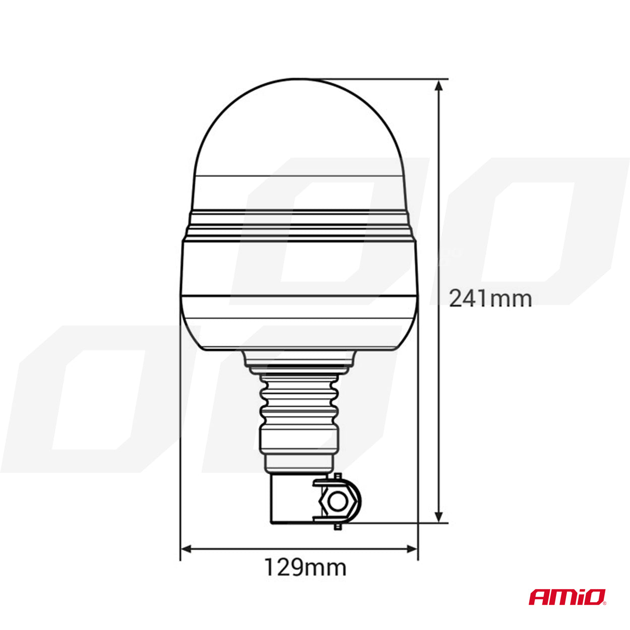 LED-varolamppu 39 LED flex R65 R10 12V 24V WAR09P AMIO-01501