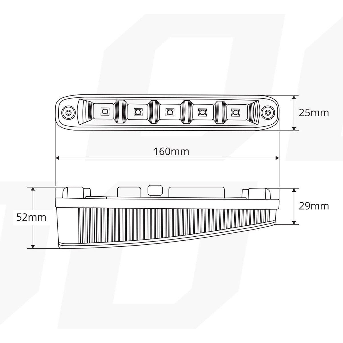 Päiväajovalot DRL 506 HP