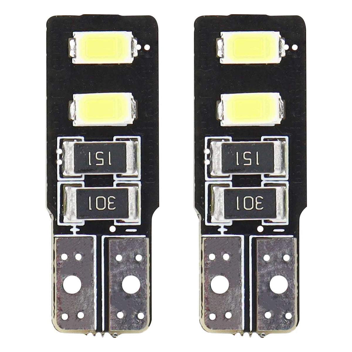 LED-polttimo CANBUS 4SMD 5730 T10 (W5W) valkoinen