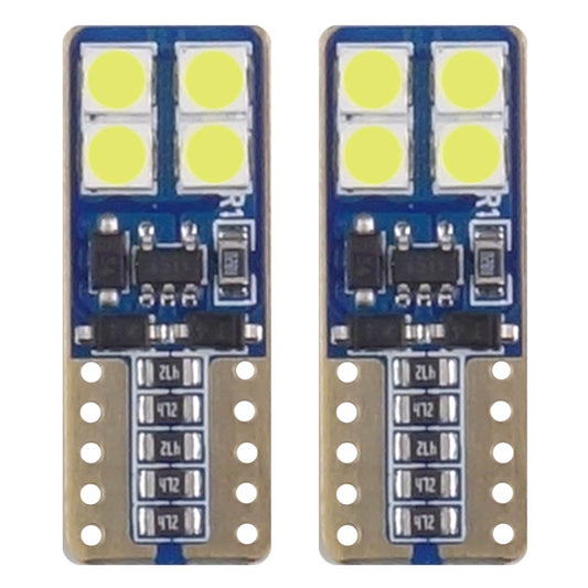 LED-polttimo CANBUS 8SMD 2835 T10 (W5W) valkoinen 12V/24V
