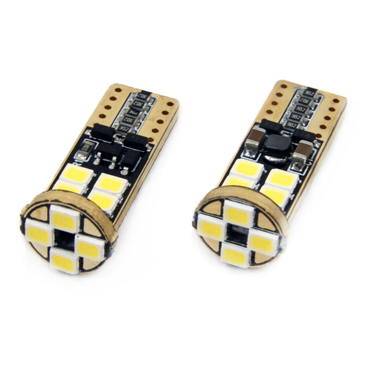 LED-polttimo CANBUS 12SMD 2835 T10e (W5W) valkoinen 12V/24V