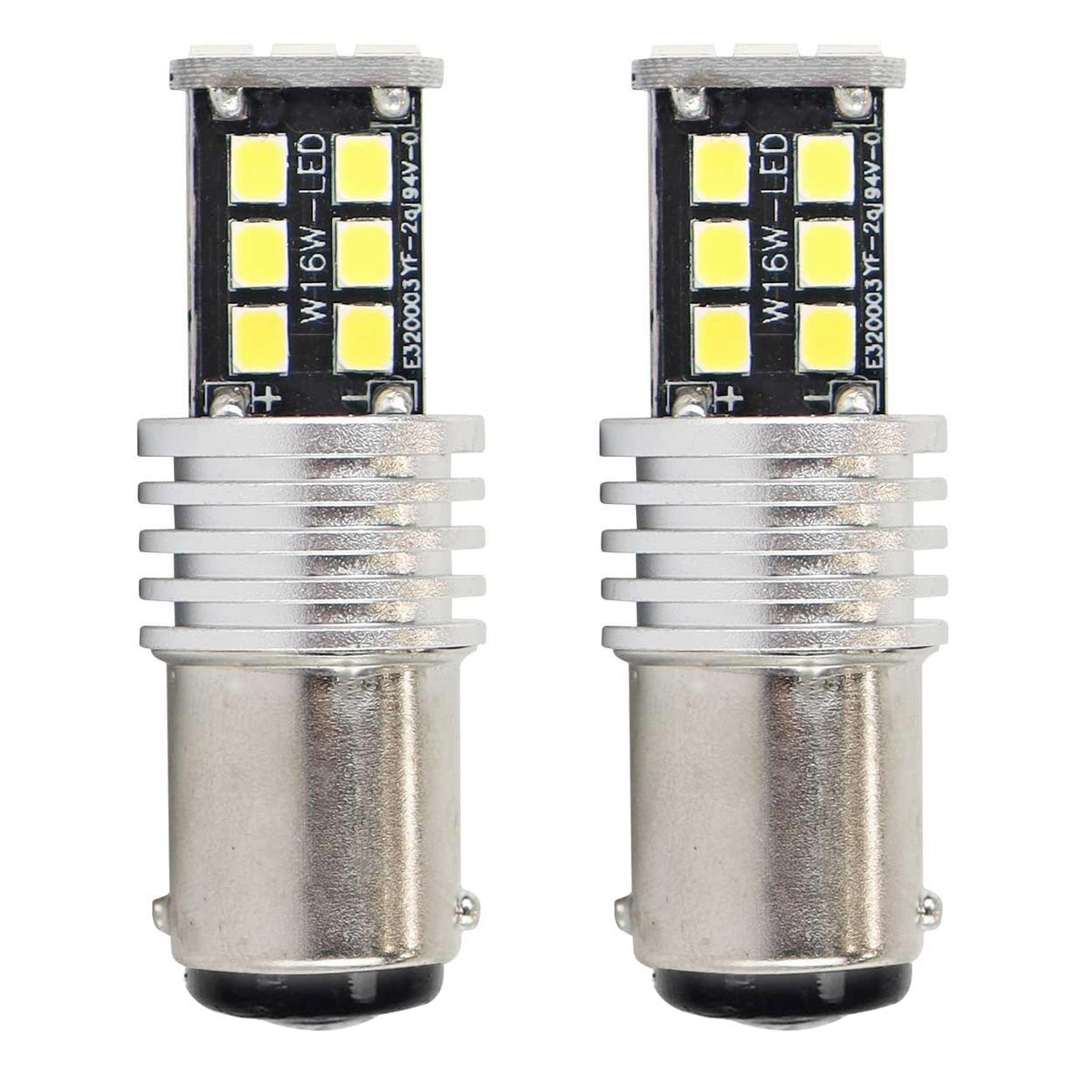 LED-polttimo CANBUS 2835 15SMD 1157 BAY15D P21/5W valkoinen 12V/24V