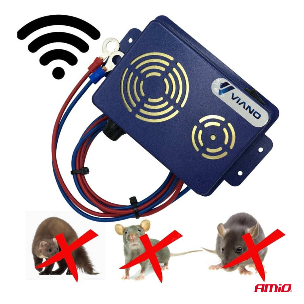 Jyrsijäkarkotin autoon DUO-LED