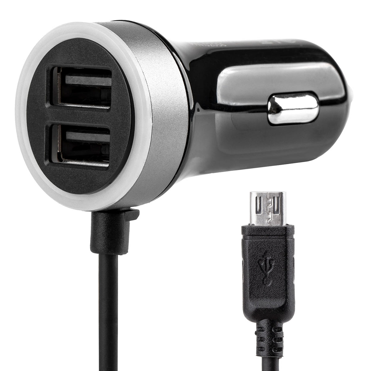 Autolaturi PCH PRO-01 microUSB+2xUSB 2,4A 12/24V