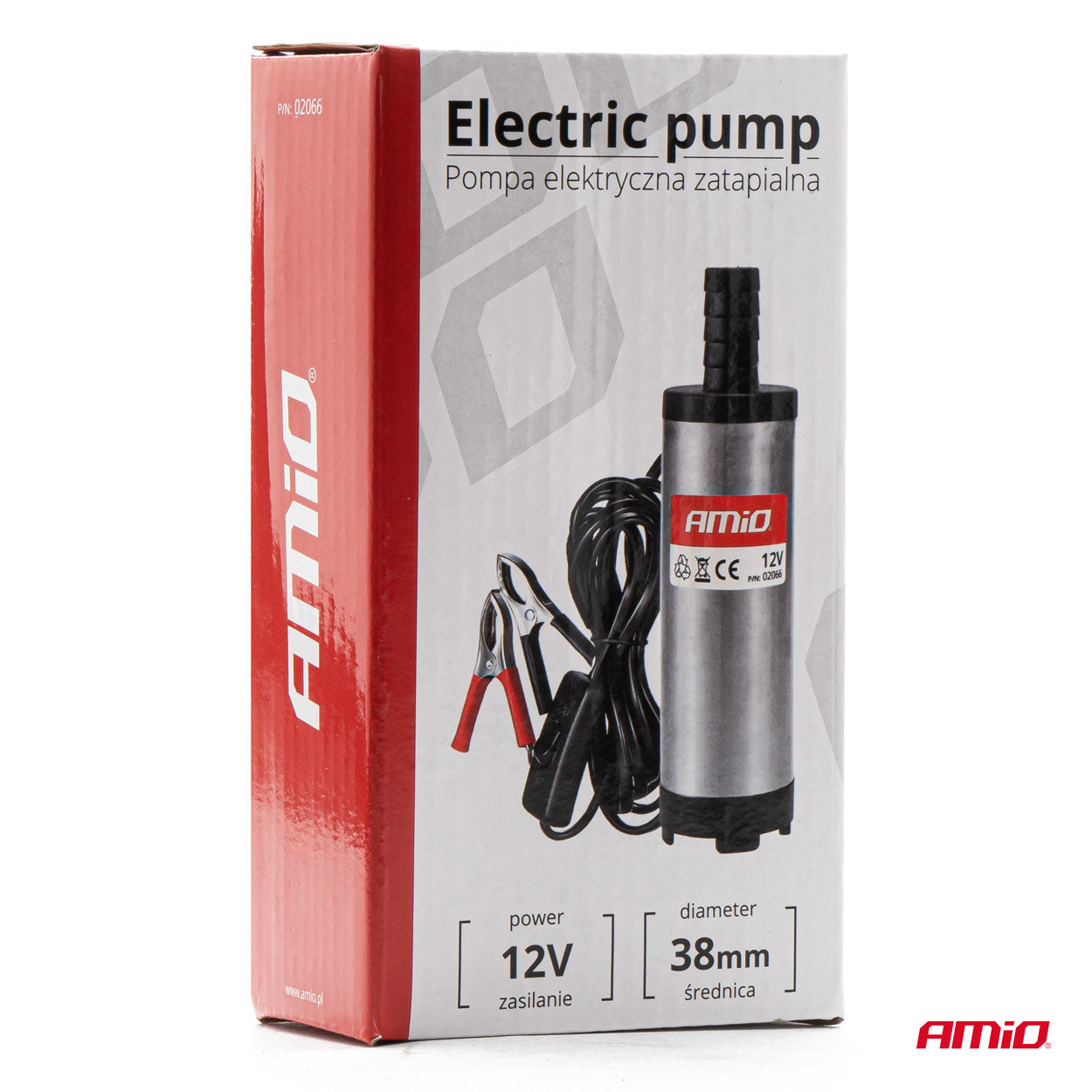12-V uppopumppu dieselpolttoaineelle, ø 38 mm