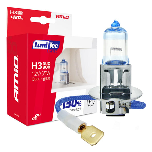 Halogeenipolttimo H3 12 V 55 W Lumitec Limited +130% Duo