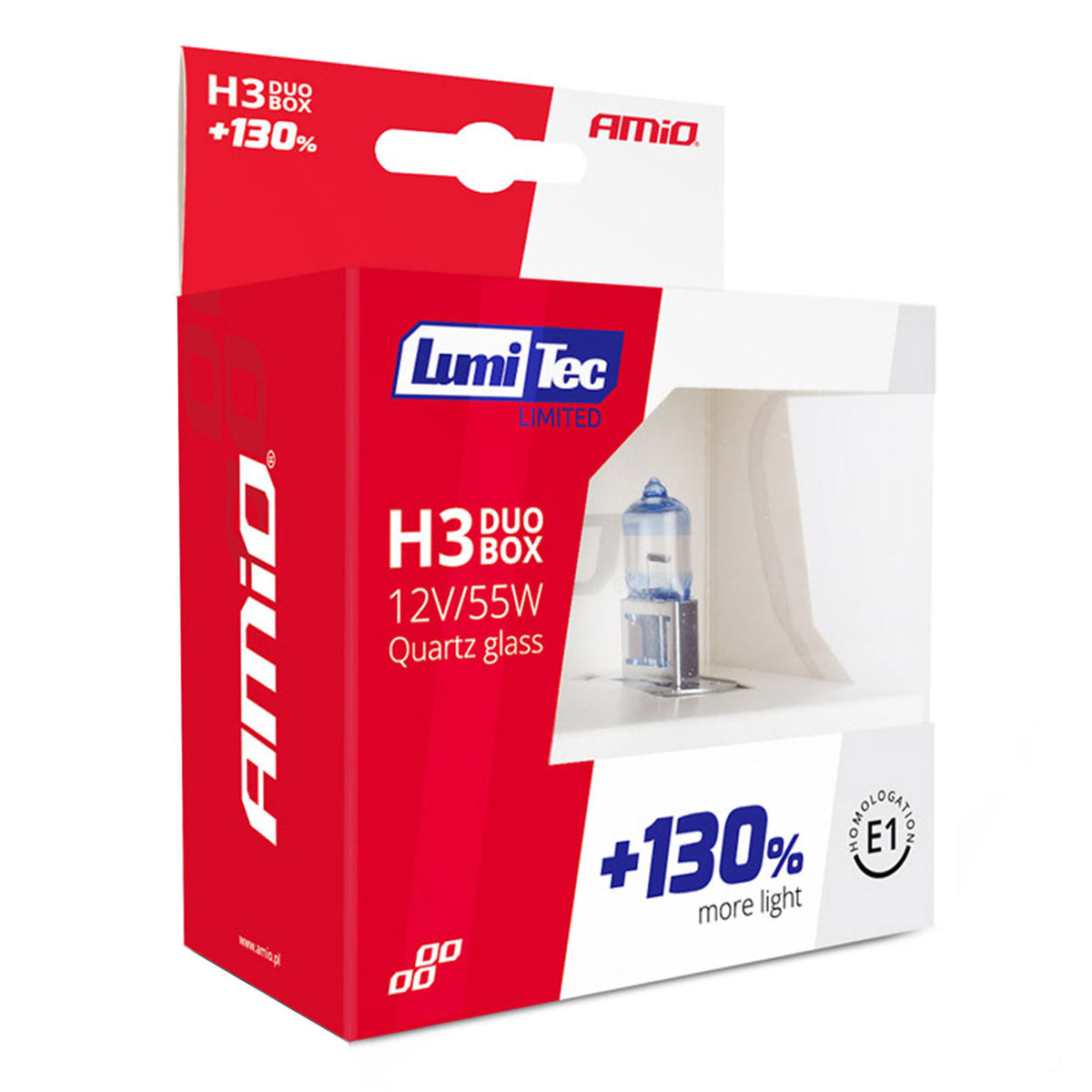 Halogeenipolttimo H3 12 V 55 W Lumitec Limited +130% Duo