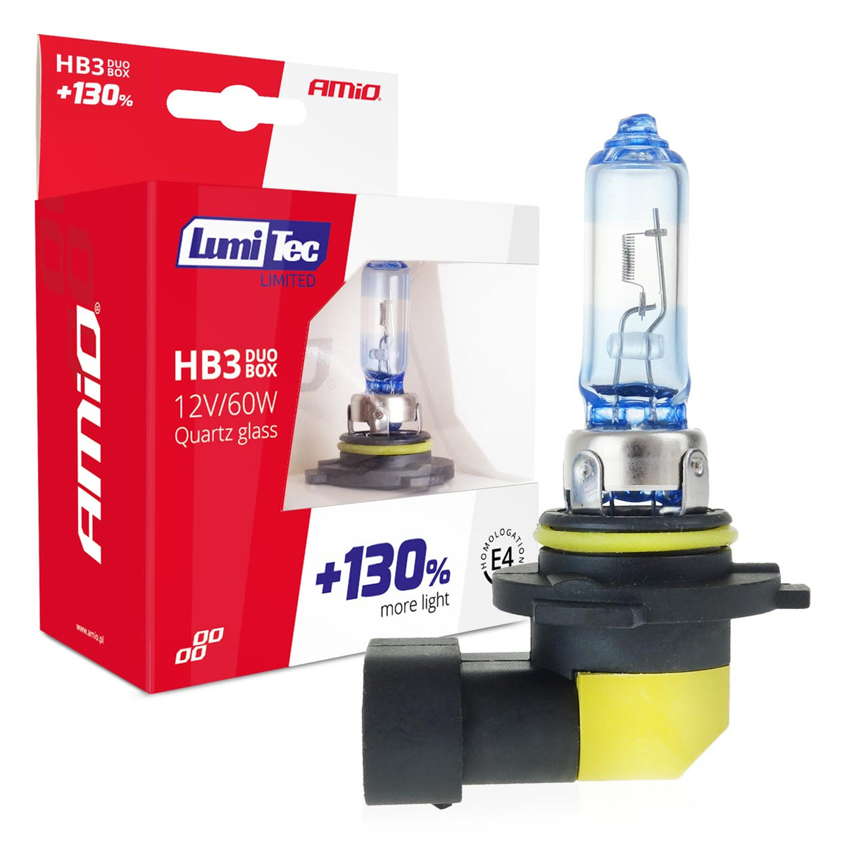 Halogeenipolttimo HB3 12 V 60 W Lumitec Limited +130% Duo