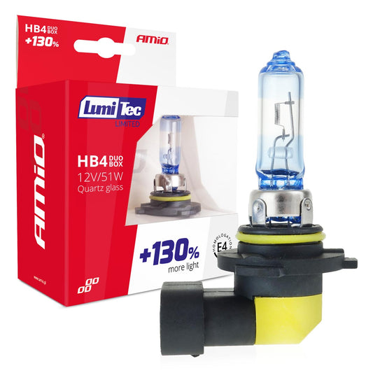 Halogeenipolttimo HB4 12V 51W Lumitec Limited +130% Duo