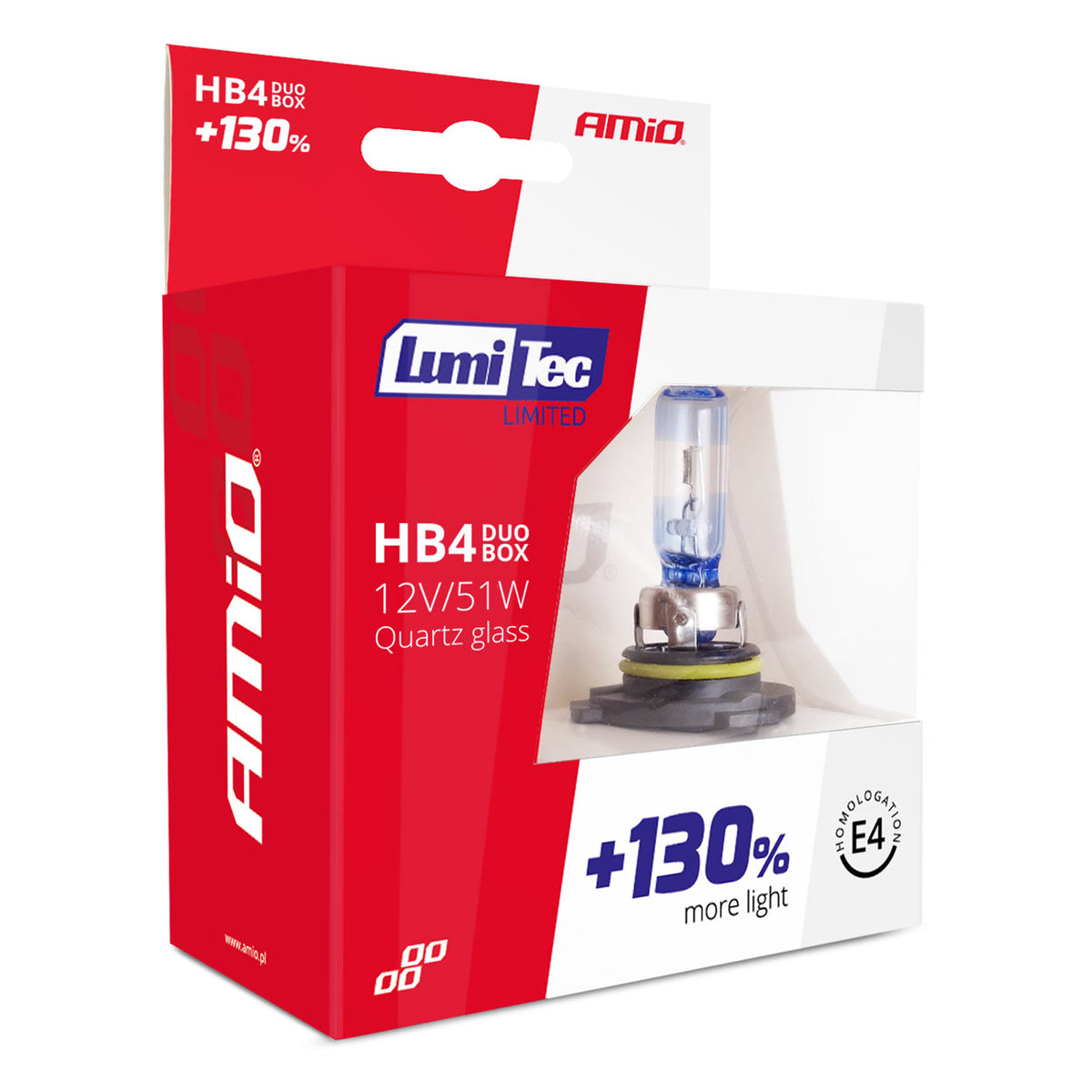 Halogeenipolttimo HB4 12V 51W Lumitec Limited +130% Duo
